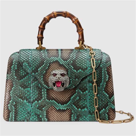 sac toile gucci|sac gucci python.